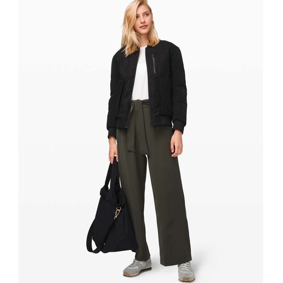 Lululemon Noir Pant Dark Olive Green Size 2 - Picture 2 of 16